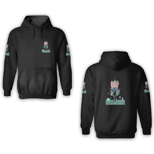 Retro Tulip Flower 3D Hoodies