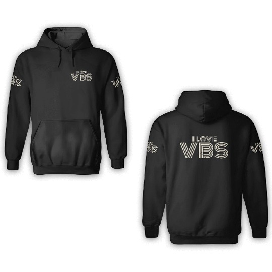 VBS Crew Summer Camp Vacation Teacher Student 3D Hoodies