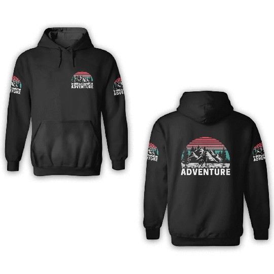 Adventure vintage 3D Hoodies