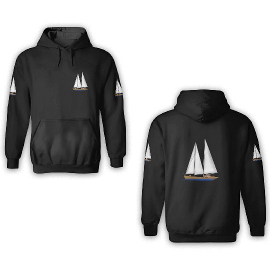 Sailing Key Largo Florida Keys Beach Sunset 3D Hoodies