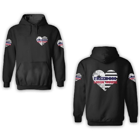 Freedom Lovin' Nurse 3D Hoodies