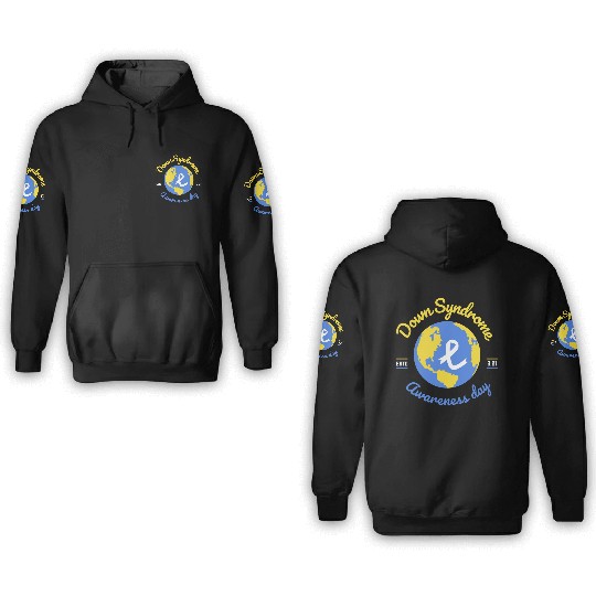 World Down Syndrome Awareness Day 3D Hoodies