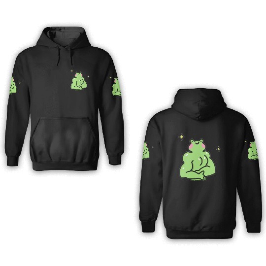 Gym Frog 3D Hoodies