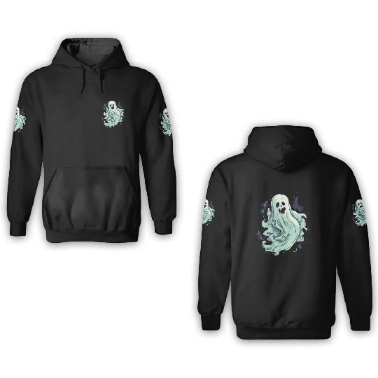Eerie Halloween Ghoul, Spooky Season Delight 13 3D Hoodies