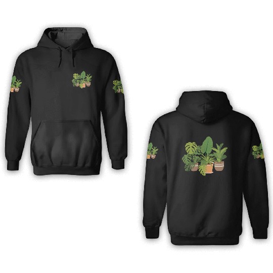 Houseplants Galore Plant Mom 3D Hoodies