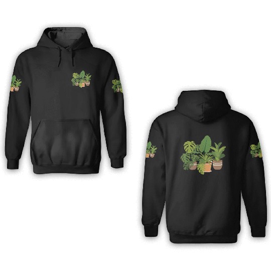 Houseplants Galore Plant Mom 3D Hoodies