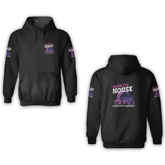 Horror Paranormal Haunted House Spooky Halloween 3D Hoodies