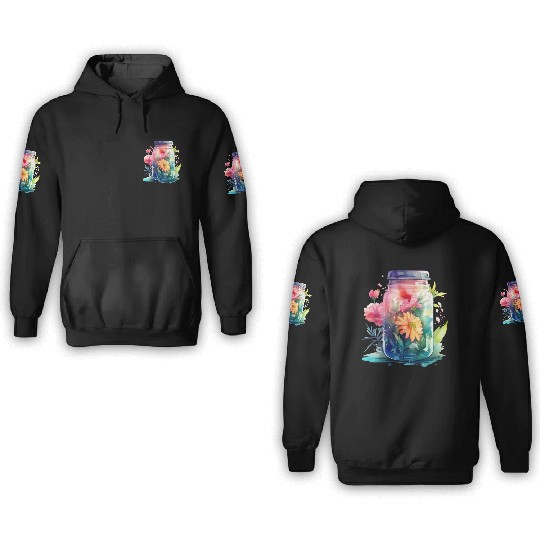 Wild Flowers 3D Hoodies Design - Funny gift