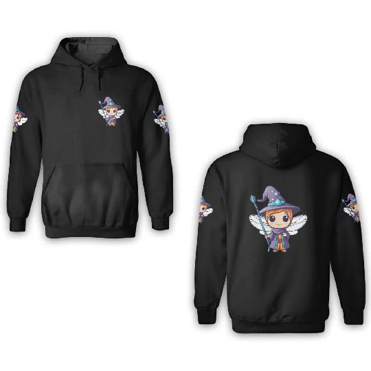 Wizard Dragonfly 3D Hoodies