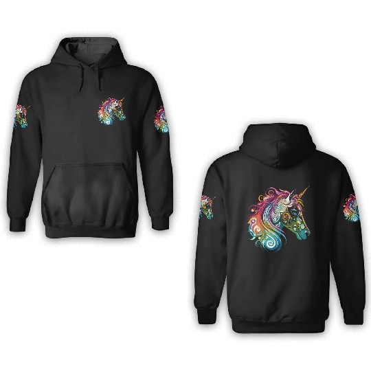 Celtic Unicorn 3D Hoodies