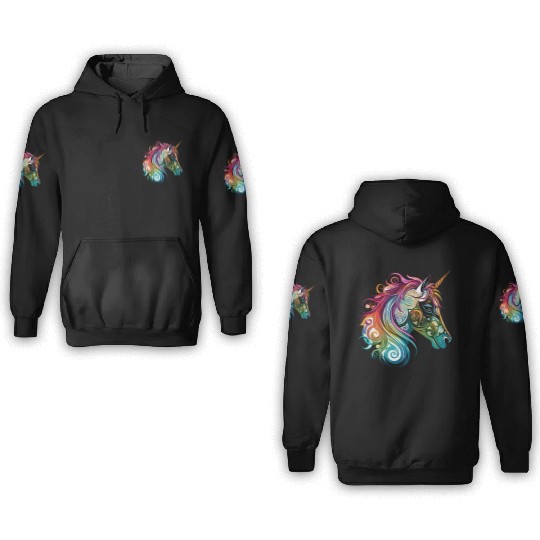 Celtic Unicorn 3D Hoodies