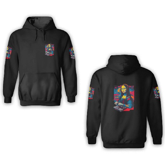 Dj Mona Lisa 3D Hoodies