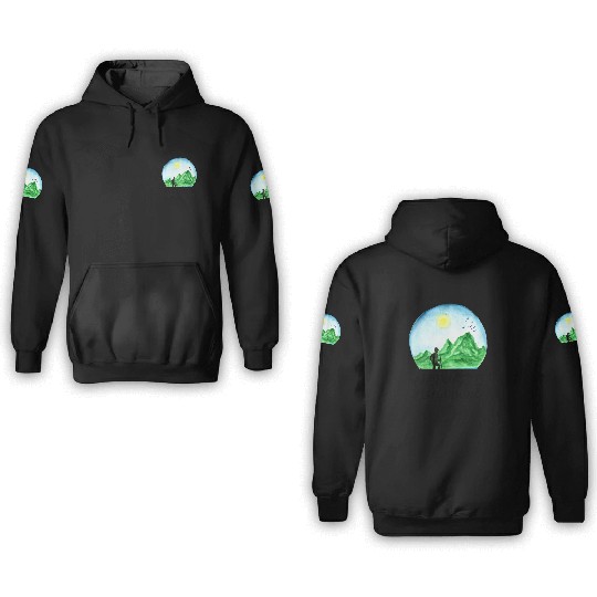 Nature's Playground 3D Hoodies