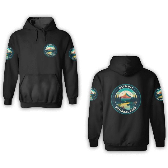 Olympic National Park 3D Hoodies