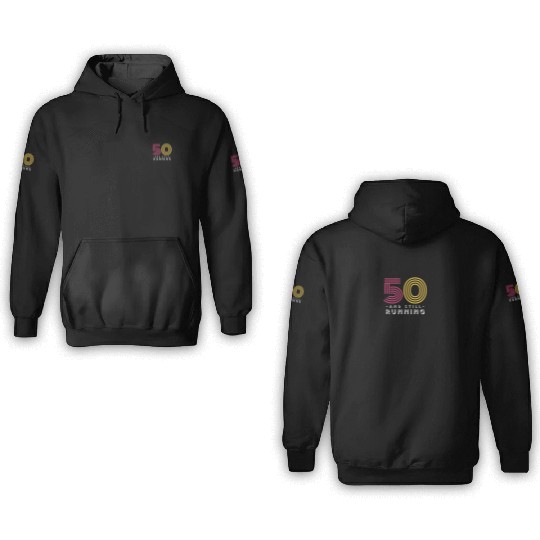 Birthday Gift For Her 50 and Still Running Retro S 3D Hoodies