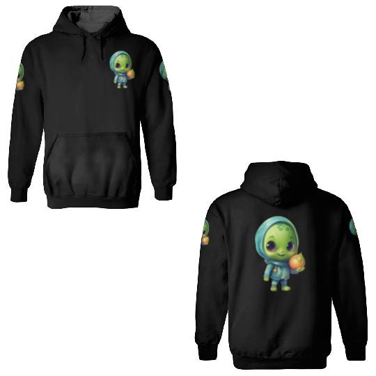 Sweet Alien Onion: Veggie Enchantment 3D Hoodies