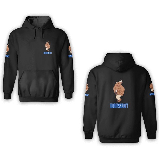 Beast　Workout 3D Hoodies