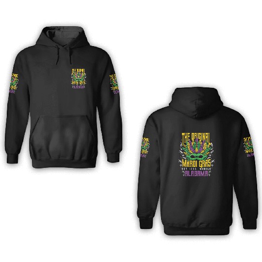 The Original Mardi Gras Albm 3D Hoodies