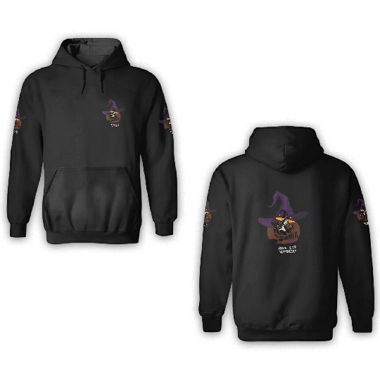 WITCH 3D Hoodies design (halloween)