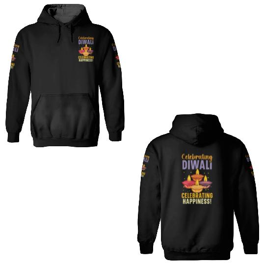 Happy Diwali Diwali Festival Indian Hindu Hinduism 3D Hoodies