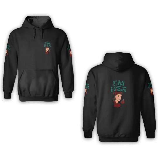 Im Her! Christmas/ Mrs. Claus design 3D Hoodies
