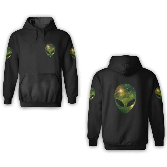 Cosmic Alien 3D Hoodies