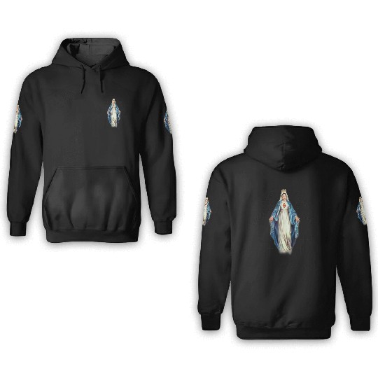 Virgin mary 3D Hoodies