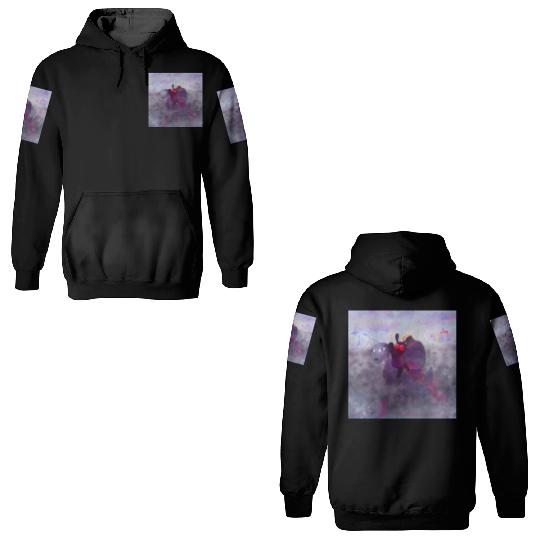 Mothman and Bessie the Lake Erie Monster's Vacay 3D Hoodies