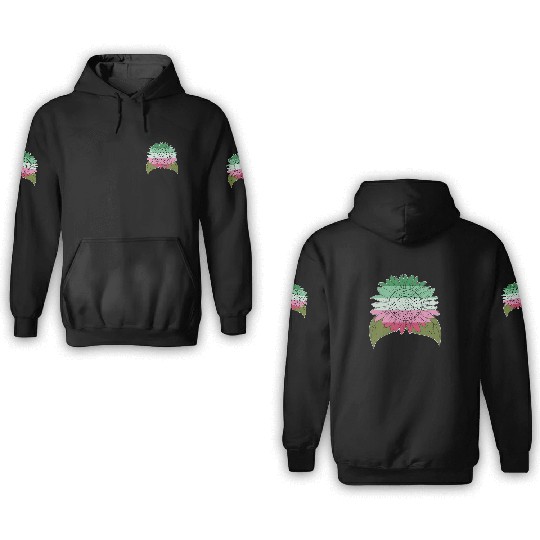 Abrosexual sunflower gift LGBT Abrosexual 3D Hoodies