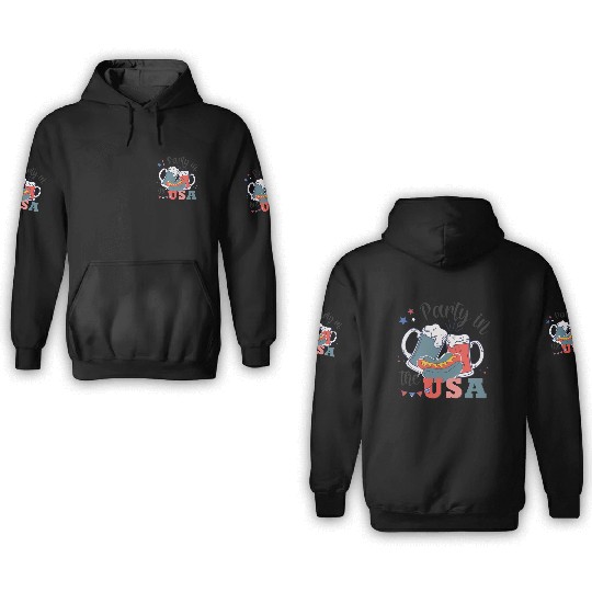 Party In The USA 3D Hoodies