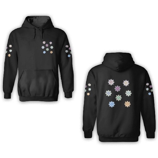 Colorful Flowers 3D Hoodies