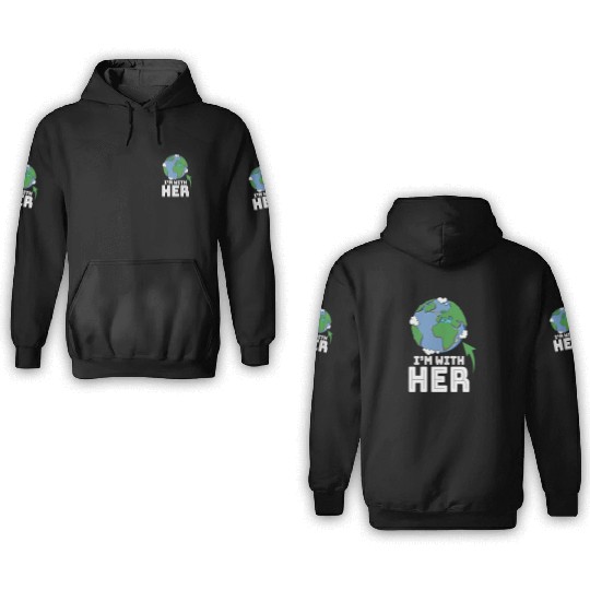 SCIENCE - I'M WITH HER 3D Hoodies