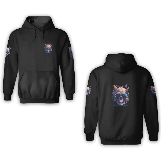 Floral Skull | C11 3D Hoodies