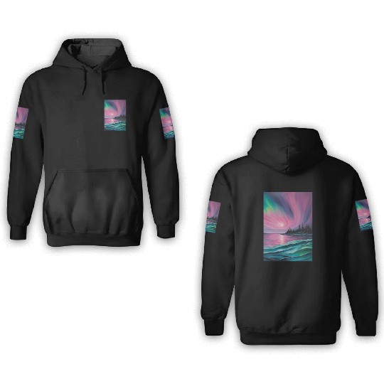 Northern lights 3D Hoodies