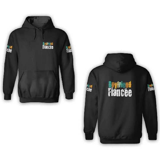 Couple Engagement Engaged Men Funny Fiancee 3D Hoodies