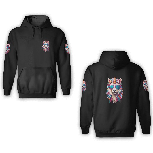 Magical Horse: A Rainbow Unicorn Adventure 3D Hoodies