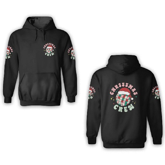 Christmas crew funny unique design 3D Hoodies