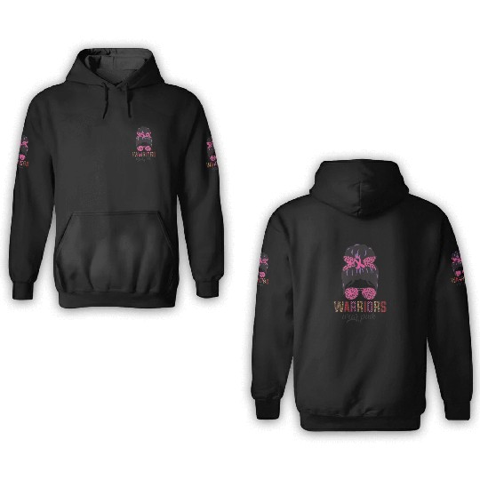 Warriors Wear Pink 3D Hoodies