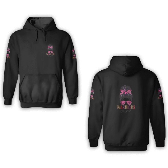 Warriors Wear Pink 3D Hoodies