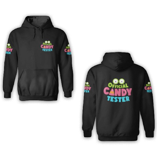 Halloween Official Candy Tester 3D Hoodies