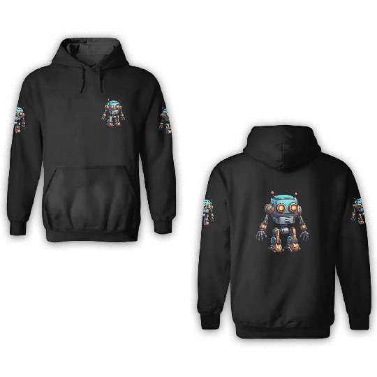 Robot / Machine / AI / Innovation / Computer 3D Hoodies