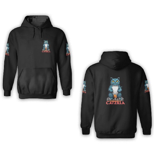 Catzilla 3D Hoodies