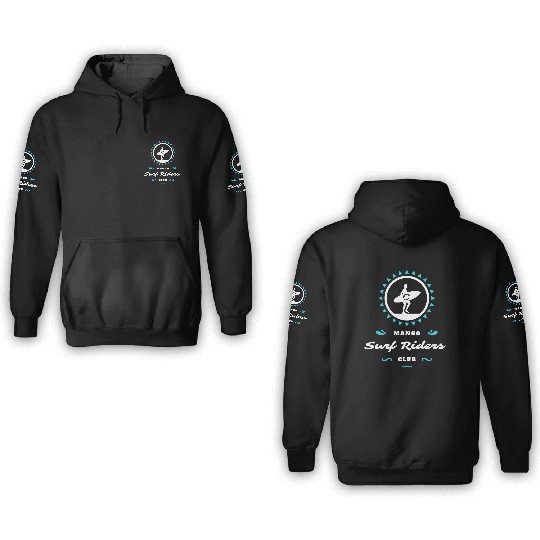 Mango Surf Riders 3D Hoodies