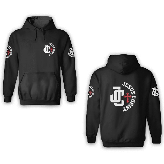 JC Love Jesus Christ Christian Christmas 3D Hoodies