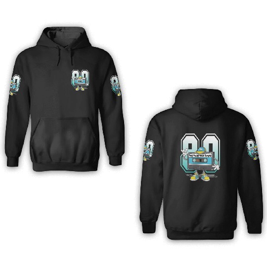 Hip-hop mix tape 3D Hoodies