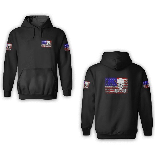 Merica Golf 3D Hoodies