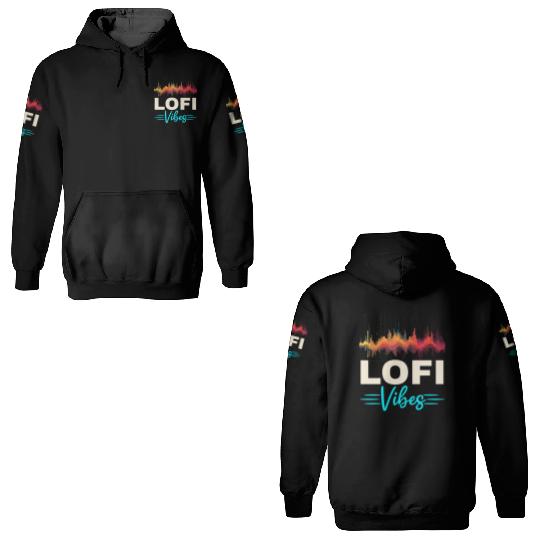 Lofi Music Lover Low Fidelity Japanese Aesthetic 3D Hoodies