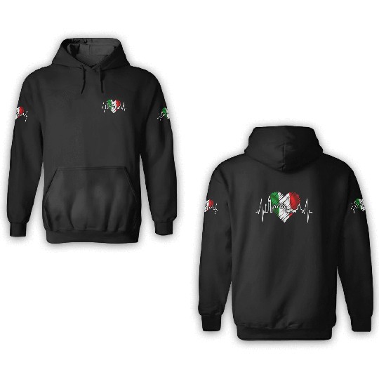 Venice Skyline Italy Heartbeat Italia Love Venezia 3D Hoodies