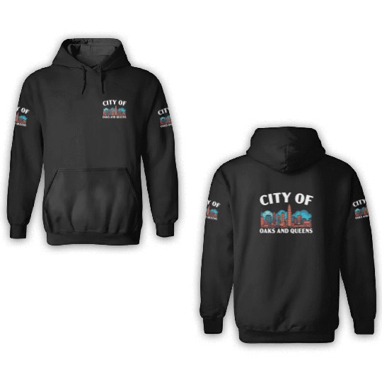 Charlotte North Carolina USA America United States 3D Hoodies