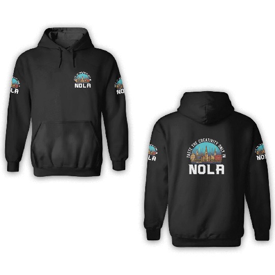 New Orleans Louisiana USA America United States 3D Hoodies